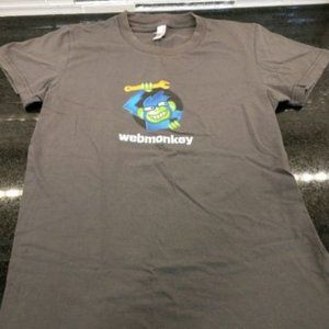 Webmonkey Youth T-Shirt Vintage L Geek Web designer Vintage American Apparel